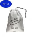 Kit 3 Sacola Para Conservar Alimentos - Sobags Bread