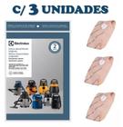 Kit 3 Sacos Electrolux CSE10 A10, Acqua Power, Gt2000, Flex, Hidrolux
