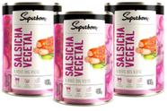 kit 3 Salsicha Vegetal Superbom Lata 300g