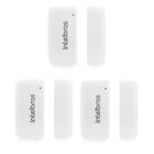 Kit 3 Sensores de Abertura Magnético Sem Fio XAS 8000 Intelbras