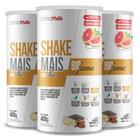 Kit 3 Shake Bioforma com Chia Clinicmais Banana com Canela 400g