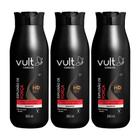 Kit 3 Shampoo Antiqueda para Crescimento Cabelos Explosão de Força 350ml Vult