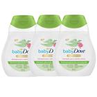Kit 3 Shampoo Dove Baby Hidratação Enriquecida Cabelos Claros 200ml