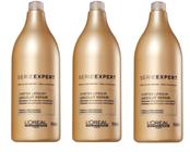 Kit 3 Shampoo Loreal Absolut Repair Cortex Lipidium 1500Ml