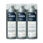Kit 3 Shampoo Masculino Anti Caspa Control Mencare 200ml Dr Jones