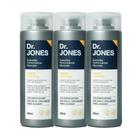 Kit 3 Shampoo Masculino Anti Caspa Control Mencare 200ml Dr Jones
