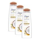 Kit 3 Shampoos Dove Nutritive Secrets Ritual de Reparação 400ml cada
