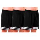 Kit 3 Short Infantil Menino com Sunga Interna e Listra na Barra Masculino Esportes e Futebol Elite Original