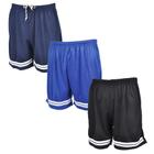 Kit 3 Shorts Masculino Calção Plus Size Poliéster P Ao G5