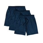 Kit 3 Shorts Masculino Elastano Premium Azul WSS Classic