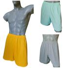 Kit 3 shorts masculino samba canção em algodão para dormir