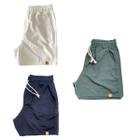 Kit 3 Shorts Mauricinho Fio Tinto Linho 3 Bolsos