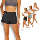 Kit 3 Shorts TACTEL Femininos Academia Corrida Praia Yoga Bermuda 662