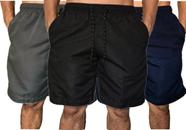 Kit 3 Shorts tactel masculino para academia corrida praia com 3 bolsos