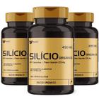 Kit 3 silicio organico 60 caps de 490 mg muwiz