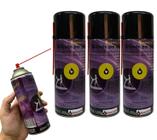 Kit 3 Silicones Spray 400ml Profissional Para Lubrificar Esteira Elétrica Paulista
