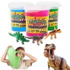 Kit 3 Slime Cores E Dinossauros Diversos 180G Kimeleka