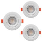 kit 3 Spot Led Embutir 5w redondo 6500k branco frio Vany*