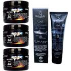 Kit 3 Super Gel 30 Ervas 250g + 1 Gel Cartilagem de Tubarão 150g