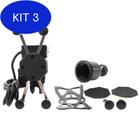 Kit 3 Suporte Garra Para Celular Moto Universal - Carregador