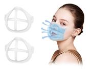 Kit 3 Suporte Máscara 3d Respirando Suavemente Reutilizável