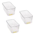 Kit 3 Suportes para Geladeira 30x16cm Acrílico Organizador - Prana Dia