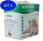 Kit 3 Tapete Higiênico Ultra Pads Super Fino 30 Und 60X80