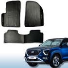 Kit 3 Tapetes Hyundai Creta Ano 22 23 24 Automotivo Em Borracha Acessorio Proteçao Para Carro