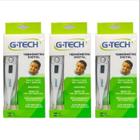 Kit 3 Termômetro Digital G-tech Com Desligamento Automático Th1027 Branco