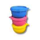 Kit 3 Tigelas 250ml Potinho Vasilha Tapuer - Tupperware