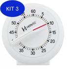 Kit 3 Timer Contagem Regressiva Alarme 60 Minutos Herweg 3203 021