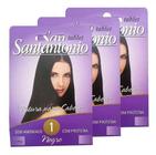 Kit 3 Tinturas Para Cabelo 1 Negro Tablet Santantonio