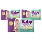 Kit 3 Toalha Umedecida Lenço Baby Free 50Un QLB