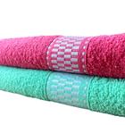 Kit 3 toalhas de banho textura macia confortável banho pratica