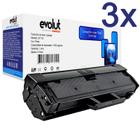 Kit 3 Toner Compatível D111 D111s MLT-D111S Evolut M2020, M2020W, M2020FW M2070, M2070W, M2070FW, M2022, M2022W, M2022fw