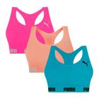 Kit 3 Tops Puma Nadador Sem Costura Feminino - Selene