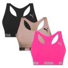 Kit 3 Tops Puma Nadador Sem Costura Feminino