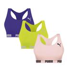 Kit 3 Tops Puma Nadador Sem Costura Feminino