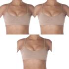 Kit 3 Tops Selene Regulável Sem Costura Feminino - Nude