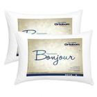 Kit 3 Travesseiros Ortobom Bonjour 50 Cm x 70 Cm - LuckBaby