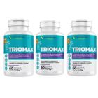 Kit 3 Triomax Magnésio Treonato Dimalato Quelato Cloreto Pa - Floral Ervas