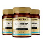 Kit 3 un - l tirosina 1500mg 60 capsulas - dr botanico