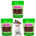 Kit 3 Un Petisco Natural Cães E Gatos Torresminho Suíno 50g