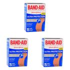 Kit 3 Und Curativo Band-aid Johnson & Johnson Ultra Proteção 15 Und