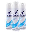 Kit 3 Und Desodorante Aerosol Rexona Feminino Cotton Dry 90g