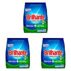 Kit 3 Und Detergente Brilhante Pó Higiene Total 400g