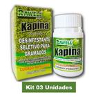 Kit 3 Und Kapina 60ml mata tiririca em todos os gramados - Rawell Química