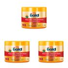 Kit 3 Und Máscara Capilar Niely Gold Queratina Reparação 430g