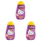 Kit 3 Und Shampoo Hello Kitty Cacheados 260ml