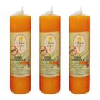 Kit 3 Und Vela Votiva 7 Dias Aroma Citronela - 210 Gr Cada